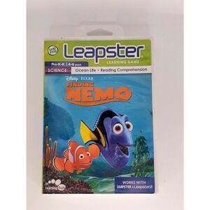 Leapster Finding Nemo Educational Game Cartridge Ages 4+
